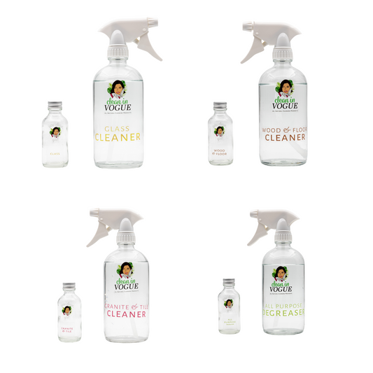 Clean in Vogue Starter Kit – All-natural Plant-Based Cleaners